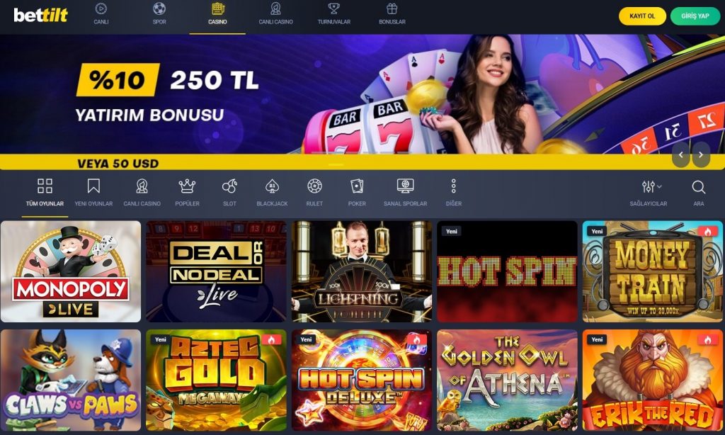 Bettilt Casino Bonusları