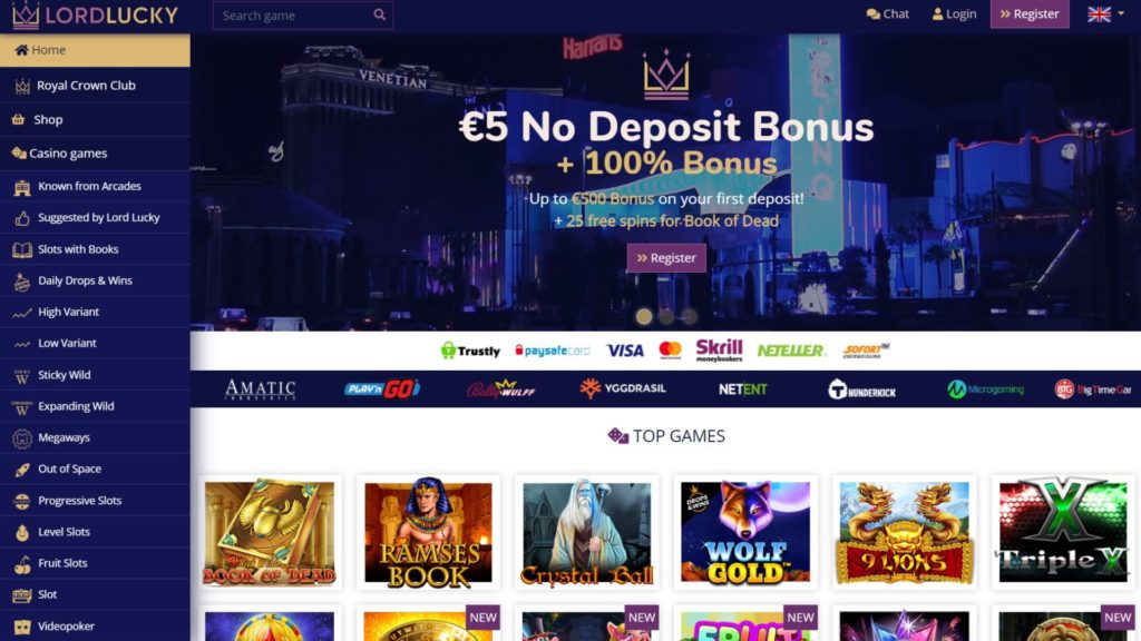 Lord Casino İncelemesi - Oynamak İçin En İyi Yerler